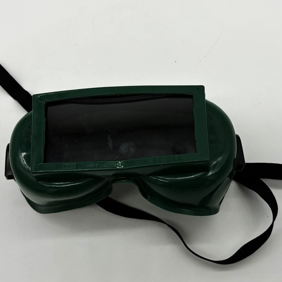 Vtg North Cyclops II Welding Goggles Green Flexible Head Band Safety Eye Plasma - Picture 1 of 6